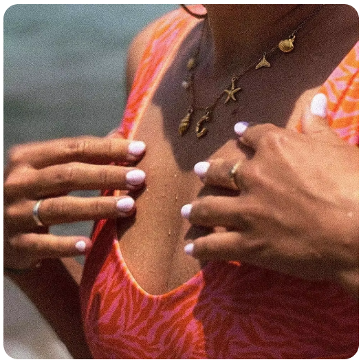 Colar Inicial com Charms