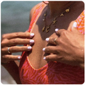 Colar Inicial com Charms