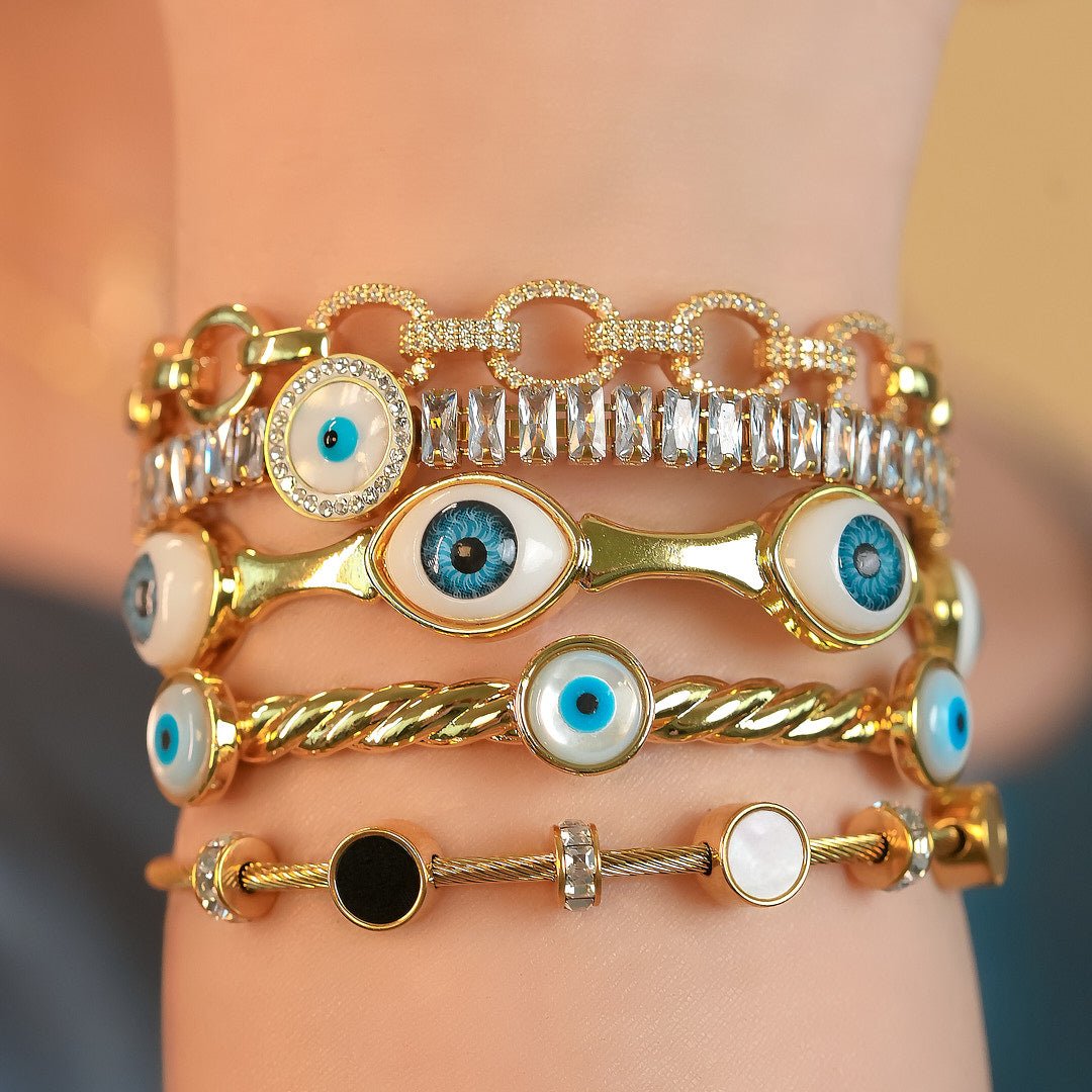 Elegant lightweight magnetic lock bangle crafted from anti-tarnish alloy with a sleek minimalist design, available in rose gold, gold, and silver, perfect for everyday styling, stacking with watches and bangles, and thoughtful gifting.